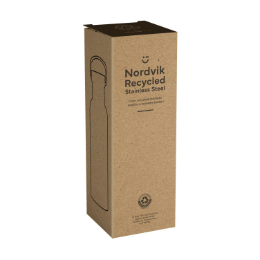 Logotrade liikelahja mainoslahja kuva: Nordvik RCS Recycled Steel 500 ml juomapullo