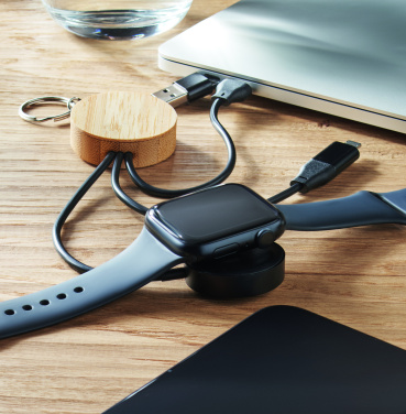 Logo trade liikelahjat mainoslahjat kuva: Avaimenperä 4 in 1 60W kaapelil