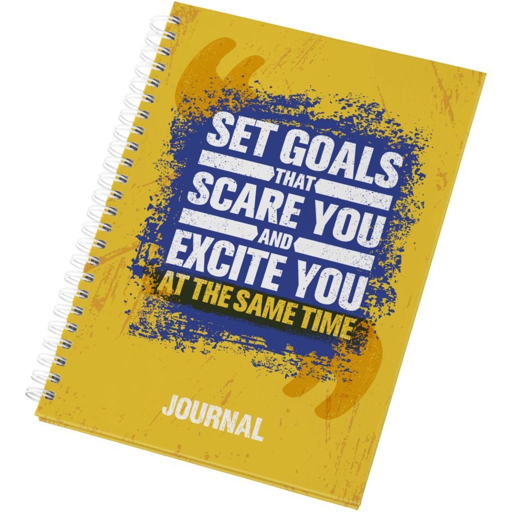 Logo trade mainoslahjat ja liikelahjat kuva: Desk-Mate® kovakantinen A5-muistio