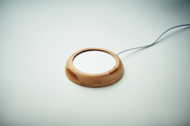 Logo trade liikelahja kuva: Bambuinen mukilämmitin USB:llä