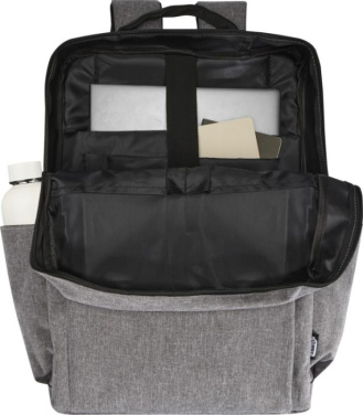 Logo trade mainostuotet tuotekuva: Libra 15” GRS-kierrätetty reppu kannettavalle 15 l