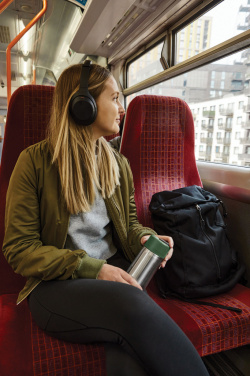 Logotrade liikelahja tuotekuva: Musta+Blum-eristetty matkamuki ruostumatonta terästä