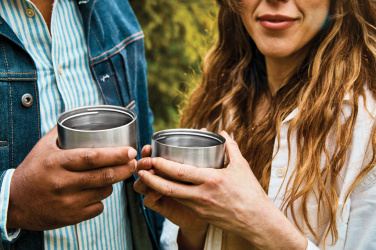 Logotrade mainoslahja ja liikelahja kuva: Black+Blum Explorer termospullo Duo 1L