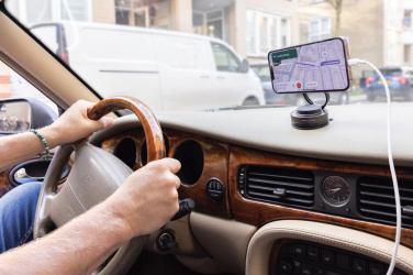 Logotrade mainoslahja tuotekuva: Terra 360 RCS universaali puhelinteline, kierrätysmuovia