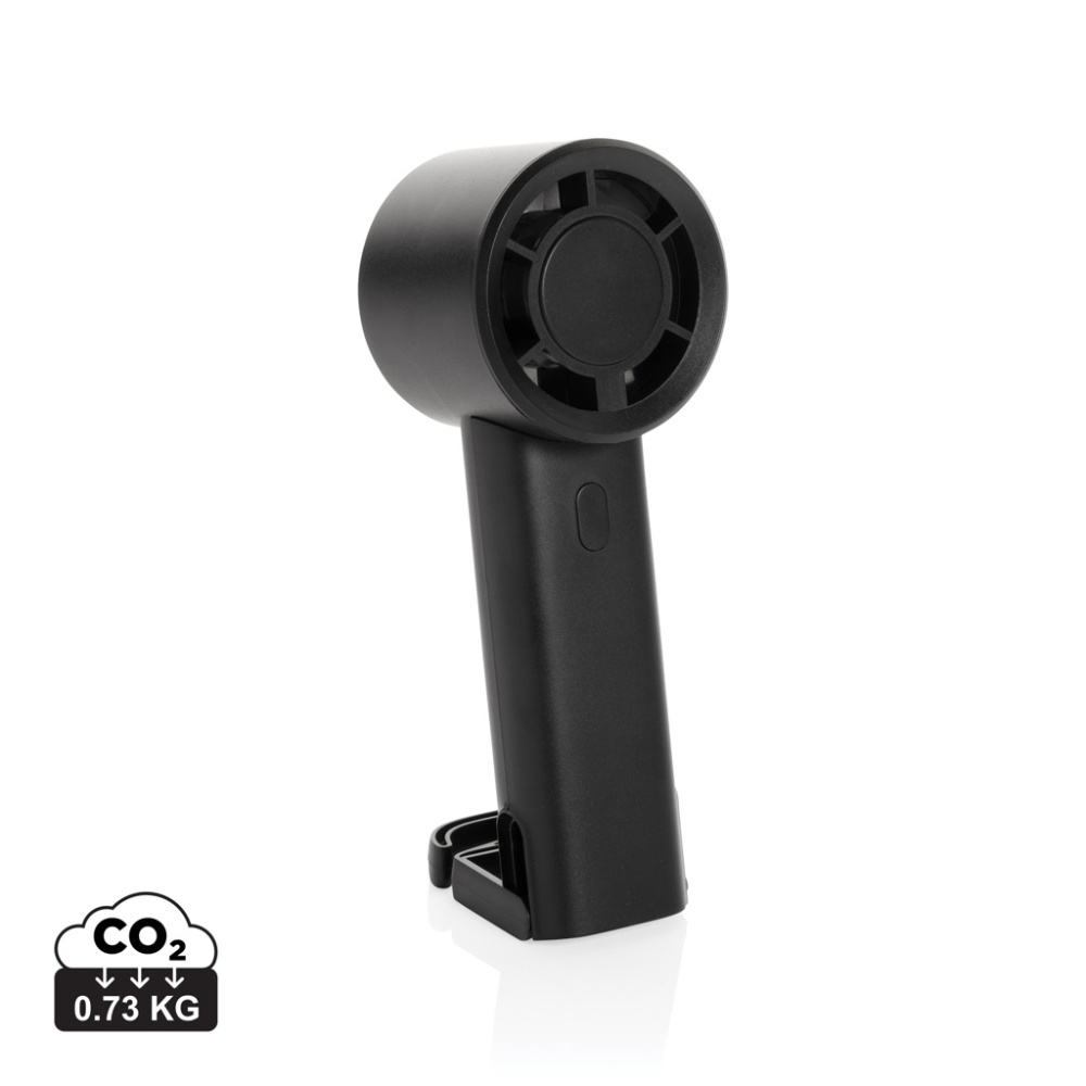 Logo trade mainoslahja ja liikelahja tuotekuva: Twist RCS -kierrätysmuovinen ladattava tuuletin