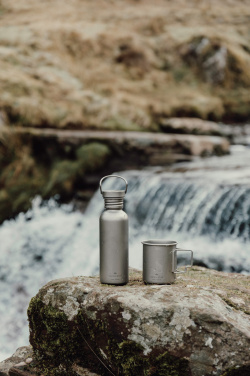 Logotrade mainoslahja ja liikelahja kuva: Nordic Drift Trail -ultrakevyt titaanijuomapullo 600 ml