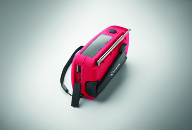 Logotrade liikelahjat mainoslahjat tuotekuva: Radio SOS LED-taskulampulla