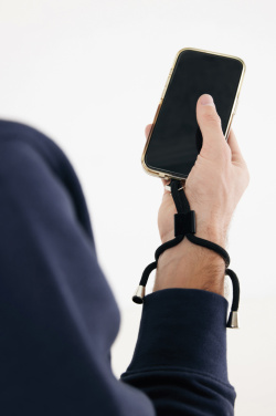 Logotrade firminės dovanos nuotrauka: „CarryLoop RCS“ perdirbto PET reguliuojamo dydžio telefono laikiklis su apyranke