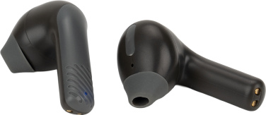 Logotrade reklaminiai produktai nuotrauka: „Bluetooth“ garsiakalbis HF01 su įmontuotomis ausinėmis 2 viename