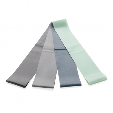 Logotrade biznesa dāvanas foto: 4gab elastīgās fitnesa lentes maisiņā