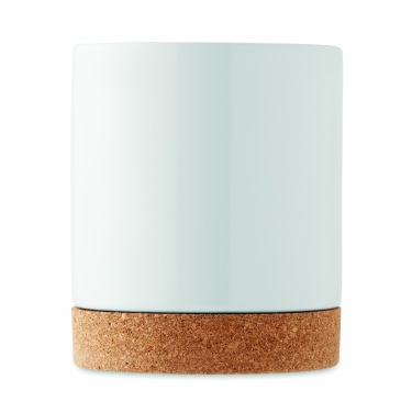 Logotrade dāvanas foto: Sublimācijas keramikas korķa krūze