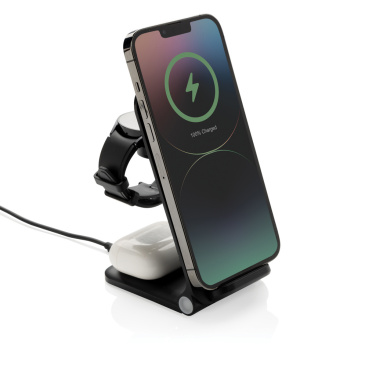 Logotrade dāvanas foto: Powerpal 3 in 1 RCS otrreizējās pārstrādes plastmasas 15 W lādētājs