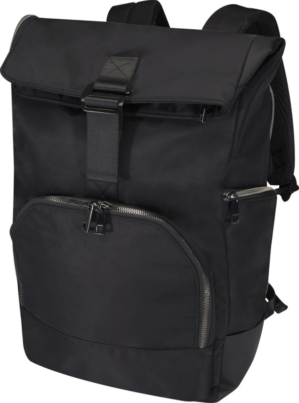 Logotrade Ideja dāvanas foto: Rhine 15” GRS pārstrādāta rolltop mugursoma 18L