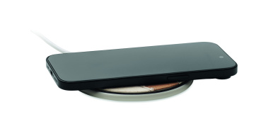 Logotrade korporatīvās dāvanas foto: Korķa bezvadu lādētājs 15W