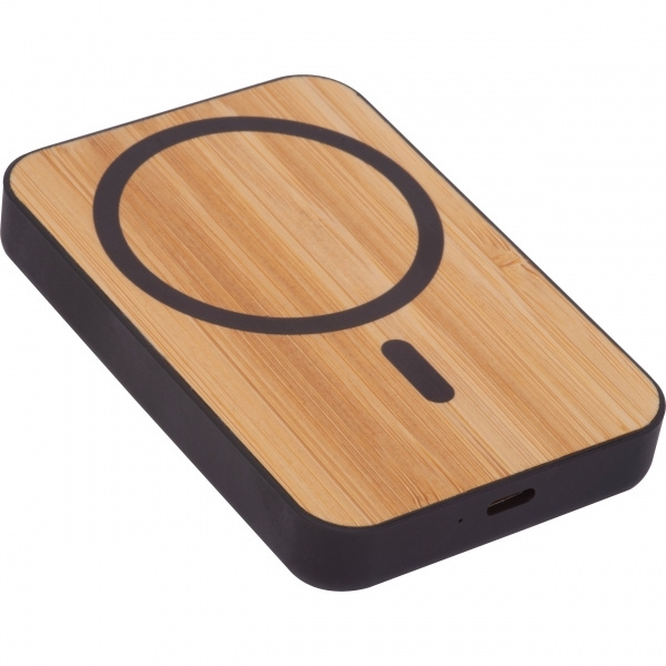 Logotrade Ideja dāvanas foto: Bezvadu pārnēsājamais akumulators 5000 mAh CAIRO