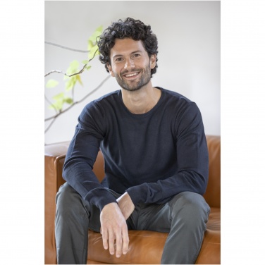 Логотрейд pекламные cувениры картинка: Мужской пуловер Merrit с круглым вырезом