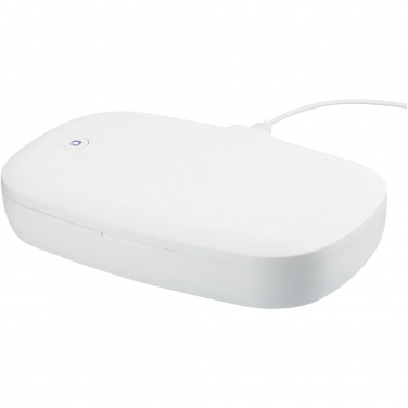 Лого трейд pекламные cувениры фото: УФ-стерилизатор для смартфона Capsule с беспроводным зарядным устройством (5 Вт)