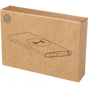 Лого трейд pекламные cувениры фото: Juice портативное зарядное устройство Type-C из переработанного алюминия емкостью 4000 мАч 