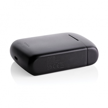 Логотрейд pекламные cувениры картинка: Наушники-вкладыши Skywave RCS из переработанного пластика с солнечной батареей