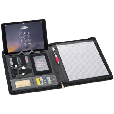 Логотрейд pекламные продукты картинка: Папка А4 с аккумулятором Elda