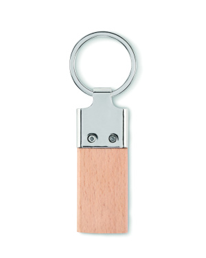Лого трейд pекламные продукты фото: Key ring with rubber wood