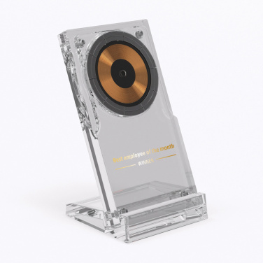 Логотрейд бизнес-подарки картинка: Магнитная беспроводная зарядная подставка Magcharge 15 Вт