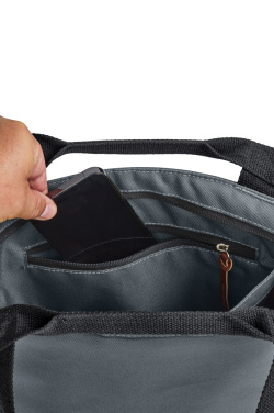 Логотрейд бизнес-подарки картинка: Черная термосумка-тоут/холодильник Blum 16 л