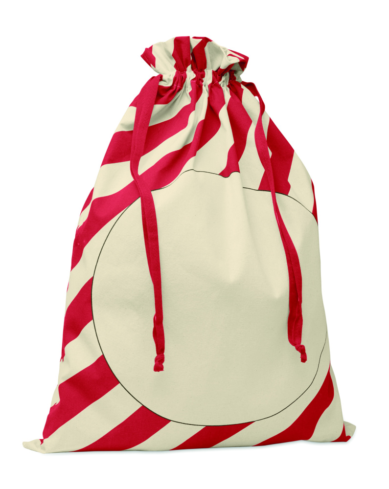 Логотрейд pекламные подарки картинка: Large Santa cotton bag