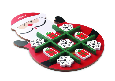Логотрейд бизнес-подарки картинка: Christmas wooden tic tac toe