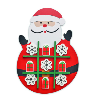Логотрейд pекламные продукты картинка: Christmas wooden tic tac toe