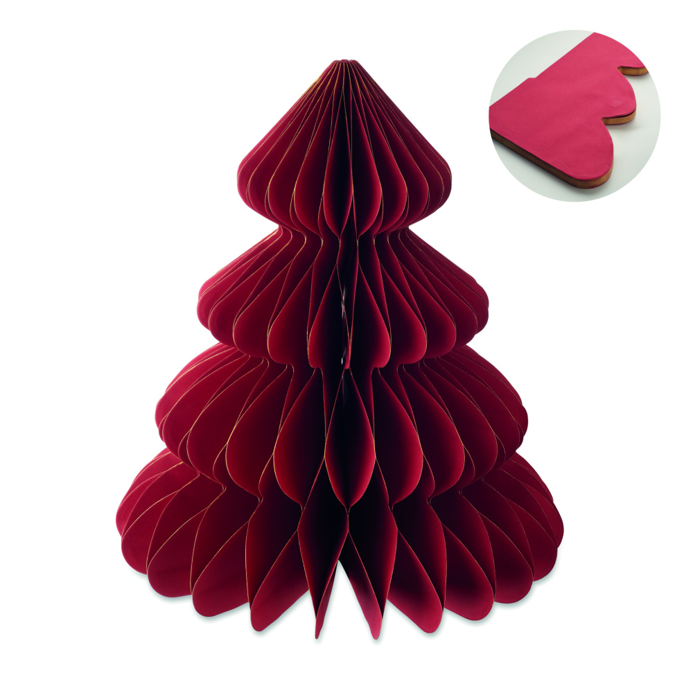Логотрейд pекламные продукты картинка: Paper Xmas tree decoration