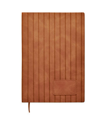 Лого трейд pекламные подарки фото: A5 notebook in smokey PU