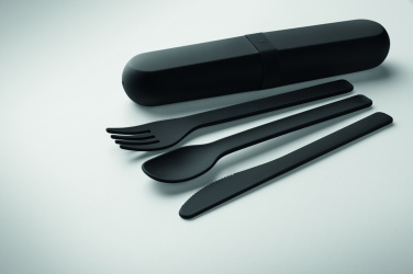 Логотрейд бизнес-подарки картинка: Cutlery set and case in PLA
