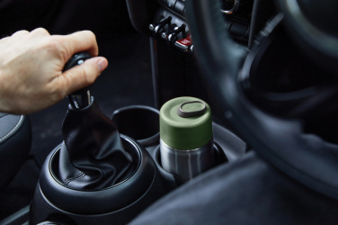 Логотрейд pекламные подарки картинка: Черный + Blum изолированный герметичный дорожный стакан из нержавеющей стали