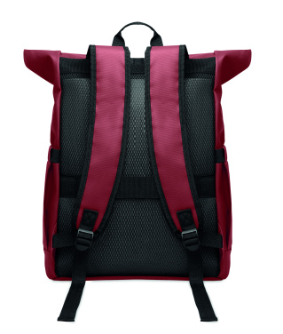 Логотрейд pекламные продукты картинка: Rolltop laptop rucksack 600D