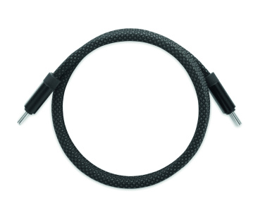 Логотрейд pекламные cувениры картинка: Braided magnetic cable in RPET