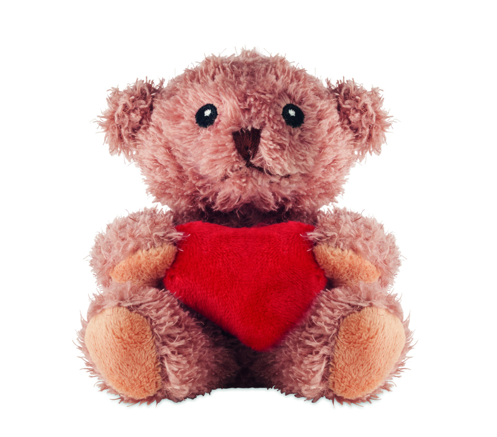 Лого трейд pекламные продукты фото: Teddy bear plush with heart