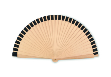 Лого трейд бизнес-подарки фото: Wooden hand fan