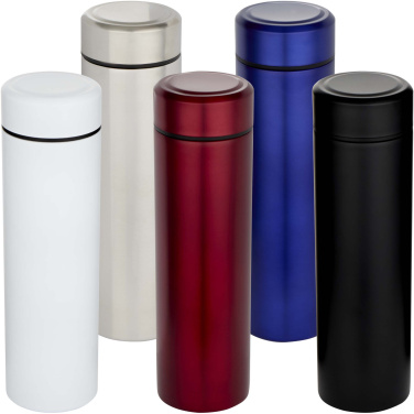 Логотрейд pекламные cувениры картинка: Термос Taylor объемом 450 мл из нержавеющей стали с двойными стенками и ситечком для чая