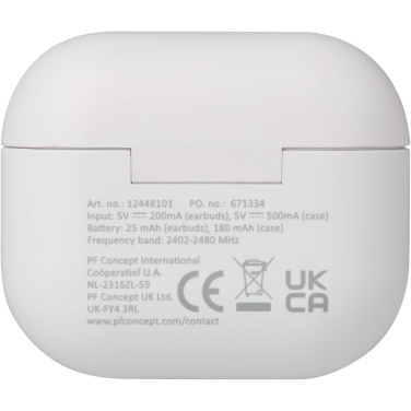 Лого трейд pекламные cувениры фото: Altais гарнитура True Wireless Bluetooth® из переработанной пластмассы