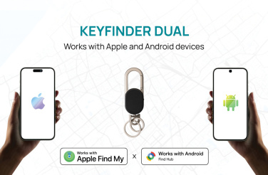 Логотрейд pекламные подарки картинка: Брелок Keyfinder с двумя ключами и функцией определения местоположения по всему миру.