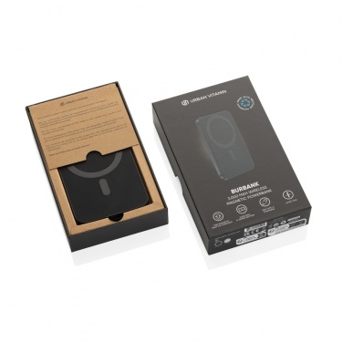Logotrade kampanjprodukter bild: Urban Vitamin Burbank 3.000mAh powerbank RCS plast/aluminium