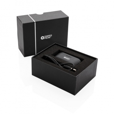 Logotrade profilprodukter bild: Swiss Peak TWS hörlurar