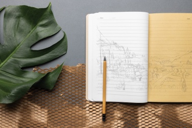 Logotrade presentreklam bild: Elowen A5 tree free anteckningsbok