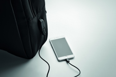 Logotrade profilprodukter bild: Dataryggsäck 16'' RPET 300D