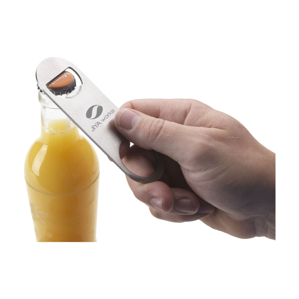 Logotrade profilprodukter bild: CrownTop Metal Opener Metal