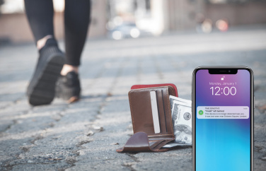 Logotrade presentreklam bild: Findit RCS plast ultratunt spårningskort uppladdningsbart