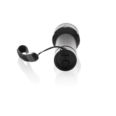 Logotrade profilreklam bild: Flara RSC återvunnen plast ficklampa med USB-laddning