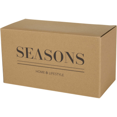 Logotrade kampanjprodukter bild: Male serveringsbricka i trä och set med glasmuggar