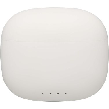 Logotrade profilprodukter bild: Alterf True Wireless Bluetooth®-öronsnäckor av återvunnen plast med öronproppar av silikon